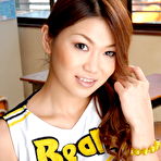 First pic of Japanese teen Runa Sezaki releases her nice tits from cheerleader uniform