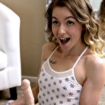 Second pic of Teens Alana Summers & Elsa Jean get caught toying & decide to have a 3some