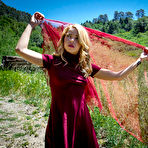 First pic of Blonde girl Alina West is captured and tied up to be used as a sex slave