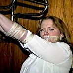 First pic of tied-and-gagged.com | 30 Yr OLD BBW SINGLE MOM IS MOUTH STUFFED, TAPE GAGGED, BAREFOOT, TIT TIED, NIPPLE PINCHED AND TIED TO A COAT RACK (D73-11)