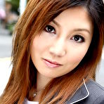 Second pic of Attractive Japanese MILF Yuria Kanno posing in public in her sexy uniform