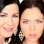 Fourth pic of Euro MILFs Sensual Jane, Shione Cooper & Kora have fun with their nice melons