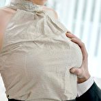 First pic of Foxy brunette secretary Antonia Sainz gets nailed hard in the office