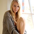 First pic of Beautiful blonde Hayley Marie Coppin frees her nice tits from a heavy sweater