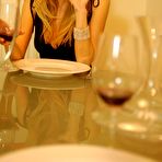 Third pic of Blonde amateur Hayley Marie Coppin shows her great tits while getting dressed