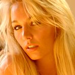 Fourth pic of Blonde girl Hayley Marie Coppin spritzes her hot body while getting naked