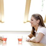 First pic of Seductive teenage lesbians make some steamy pussy licking action