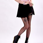 First pic of Shrooms Q Fucked in Ripped Pantyhose