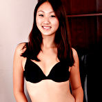 Second pic of Amateur Asian solo girl Evelyn Lin exposing tiny tits after stripping naked