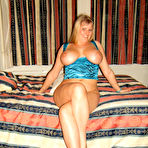 Fourth pic of Over 30 blonde Tabitha takes off her heels while showing her big tits and twat