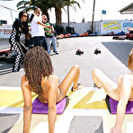 First pic of Black and white girls fucked by RC cars with dildos