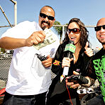 Fourth pic of Black and white girls fucked by RC cars with dildos