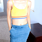 First pic of Naughty Mag - Jackie Rogen - Skinny teen Jackie plucks a guitar and then fucks her pussy with her little fingers