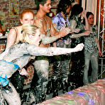 Third pic of Seductive fully clothed fetish babes are into kinky catfight