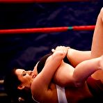 First pic of Sporty babe are into rough catfight that turns into hot lesbian sex