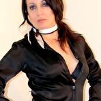 Third pic of Brunette female finds herself being continually put into bondage