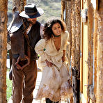 Second pic of Sexy ebony slave girl tied up and force fucked by her cowboy captor