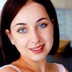 First pic of Sweet brunette teen Alin Luxe highlights her nice pussy in the nude