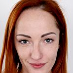 First pic of Wicked hot redhead Katerina strips off to show small boobs in audition shoot