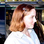 First pic of Amateur chicks Cindy and Shirley stepped out of a minivan and get naked