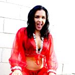 First pic of Brunette model Christina Snow doffs her harem clothes to pose nude