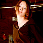 First pic of Petite Latina first timer baring tiny tits and pierced nips for babe photos