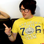 First pic of Skinny brunette ends up on top while having sex with a creepy nerd