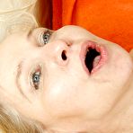 Third pic of Mature lesbian moms in nylons insert double dildo into hairy vaginas