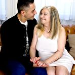 First pic of Chubby old woman Betsy B goes pussy to mouth with a large dick
