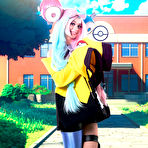 First pic of Molly Little in Pokemon Violet A XXX Parody at VR Cosplay X - Direct Stripper