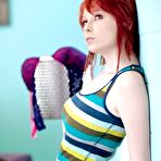 Fourth pic of A busty redhead Zoe shows off her big tits &ndash; Busty Hotties