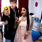 First pic of Nuria Millan and Yasmina Khan take turns getting fucked by the same man