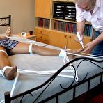 Third pic of bound-ticklish-girl | Ulli - 14 ropes part 3 of 6