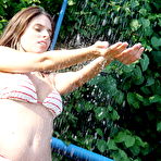 Third pic of CamVivian Solo Girl | Wet bikini fun in the sunshine
