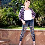 Second pic of Charming blonde granny Seka Black tantalizes in a bikini before passionate interracial missionary sex &ndash; 60MILFs.com