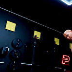 First pic of Lila Hayes working out on a cock in the middle of the gym