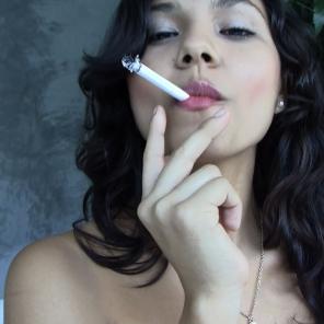 Sexy Model French Inhales #128846