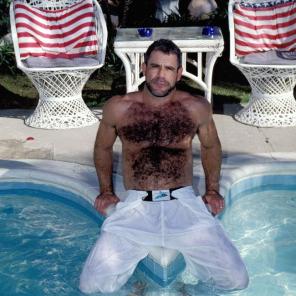 Poolside Masturbating Bear Jeremy #162251