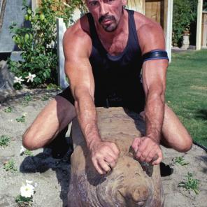 Outdoor Masturbating Gay Bear Steven #168303