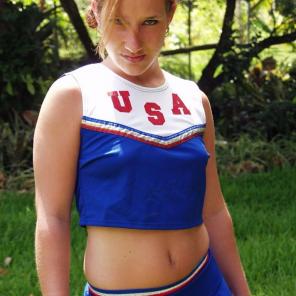 Cheerleader Pussy Spreading #196303