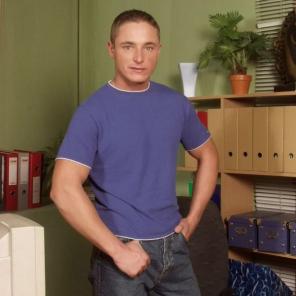 Office Hunk Beating Off #241669