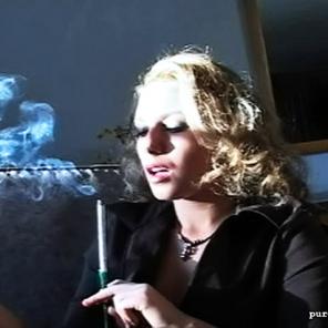Christie Gets Old-School With a Cigarette Holder 0 #245187
