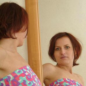 Older Redhead Slut Posing #250235