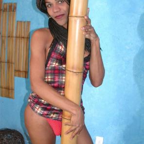 Ebony Tranny Striptease #282341