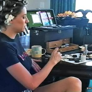 Smoking Angel Jamie Lynn Gets Ready for a Date0 #300089