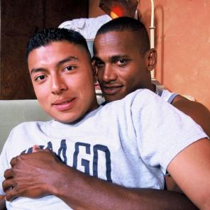 Interracial Gay Ass Romp #300411