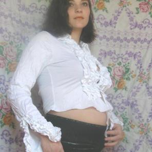 Pregnant Teen Belly Tease #300571