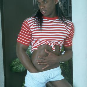 Gay Black Gabe Ass Flaunting #340347