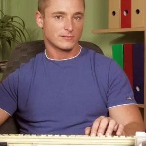Hunk Office Worker Striptease #351540