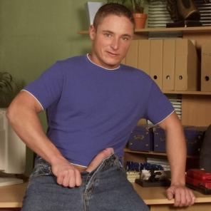 Hunk Office Worker Striptease #351543